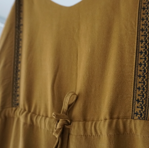 Frank & Oak Embroidered Cami Dress in Olive - Picture 4 of 4